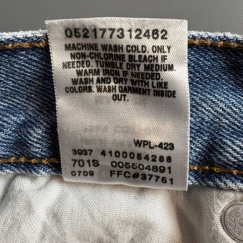 Levis 550 Y2K Relaxed Fit Tapered Leg Jeans 36x30 Medium Wash Blue Y2K Denim